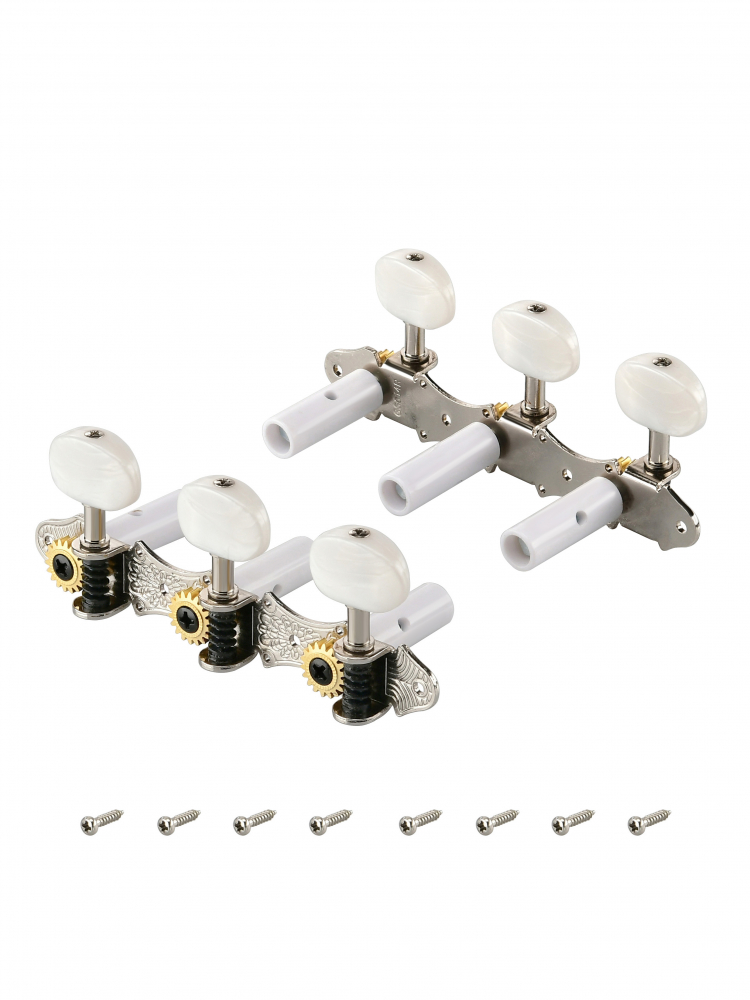 Колки на планке для классической гитары GS009NI-KBS031WP-S08