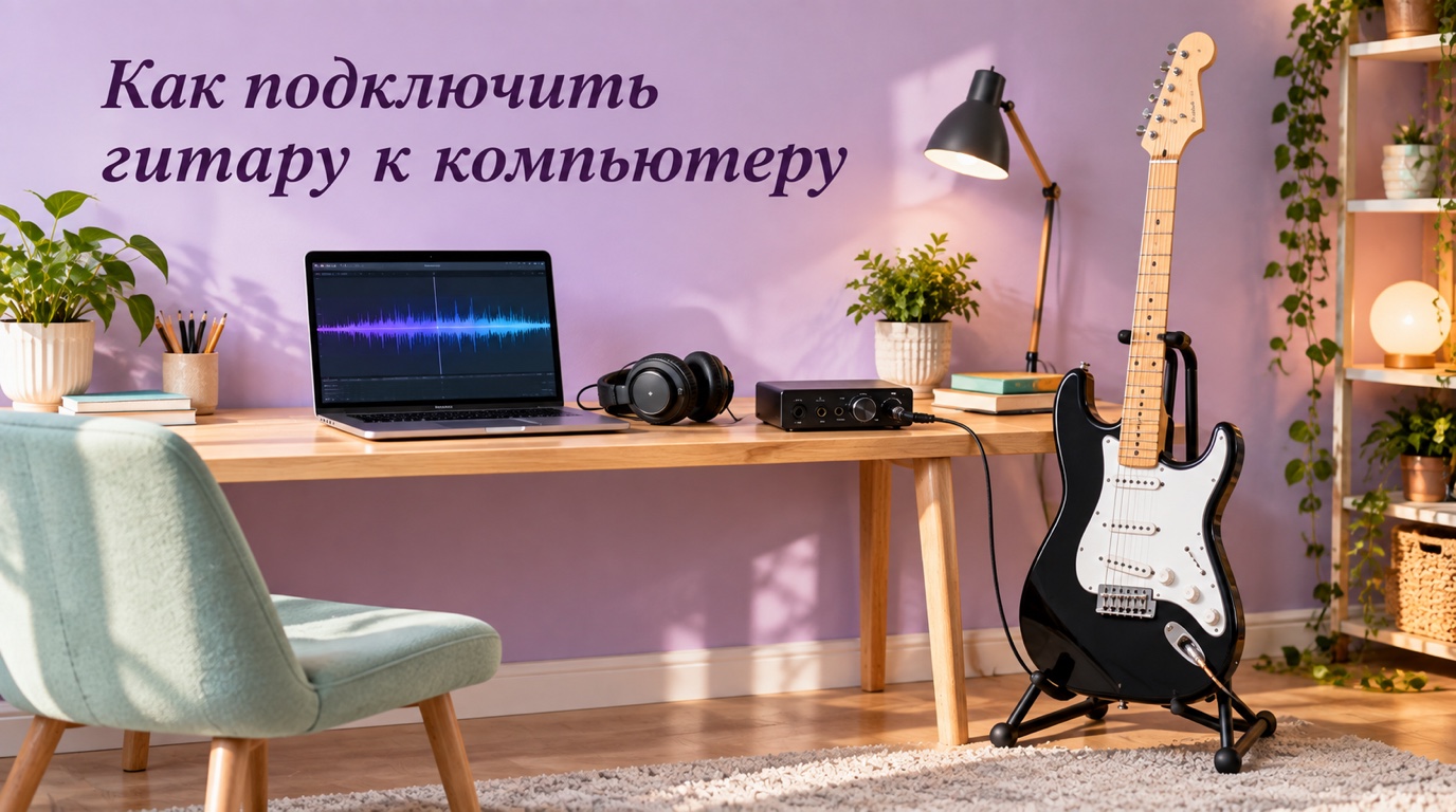 Как подключить гитару к компьютеру и телефону: 3 способа